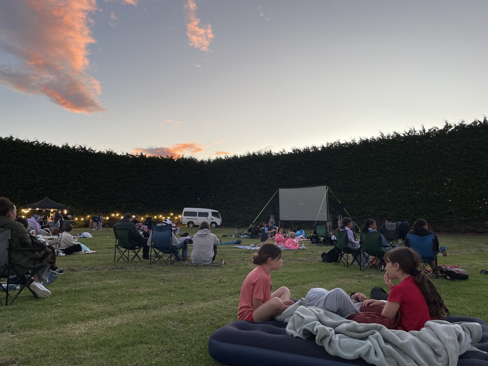 movie in park
